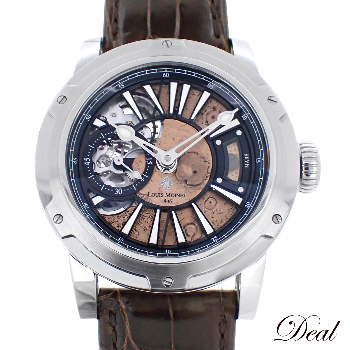 世界限定60本 LOUIS MOINET ルイ・モネ メトロポリス マーズ ミッション LM-45.10B.MA メンズ 腕時計