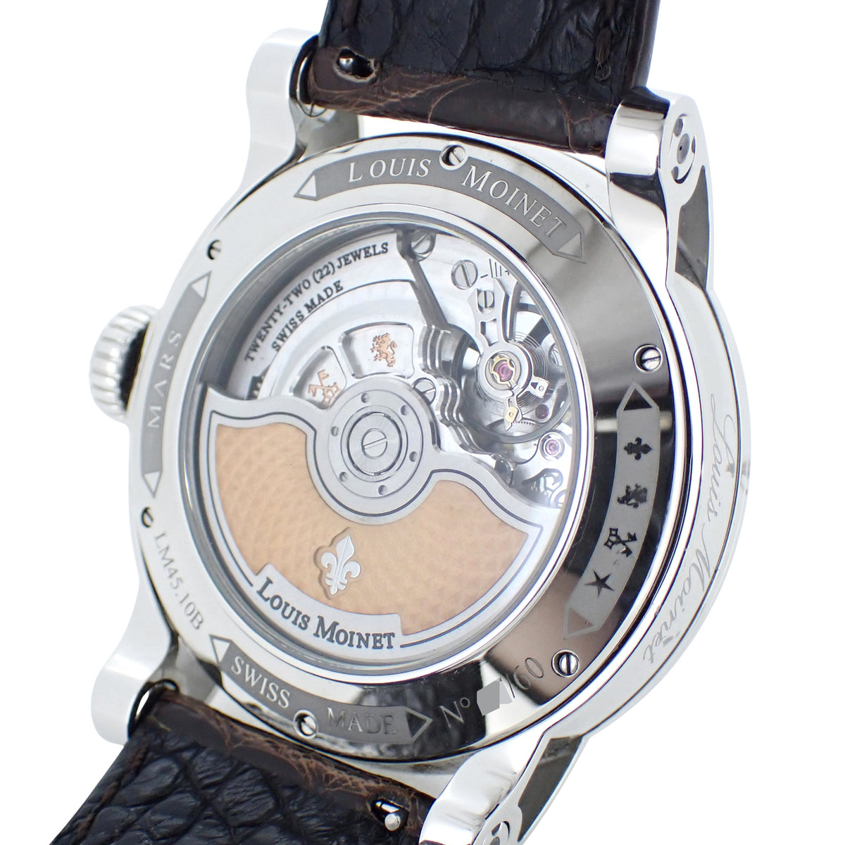 世界限定60本 LOUIS MOINET ルイ・モネ メトロポリス マーズ ミッション LM-45.10B.MA メンズ 腕時計