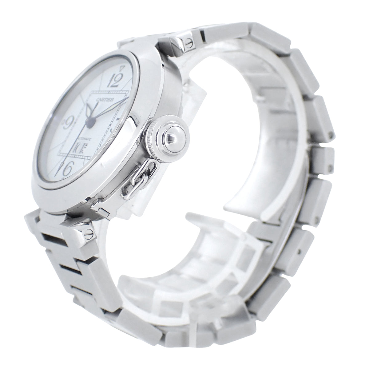 Cartier カルティエ パシャC ビッグデイト W31055M7 ボーイズ ユニセックス レディース 腕時計