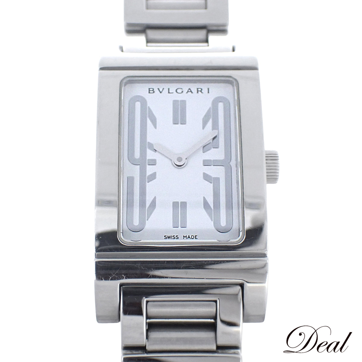 BVLGARI ブルガリ レッタンゴロ RT39S ホワイト レディース 腕時計