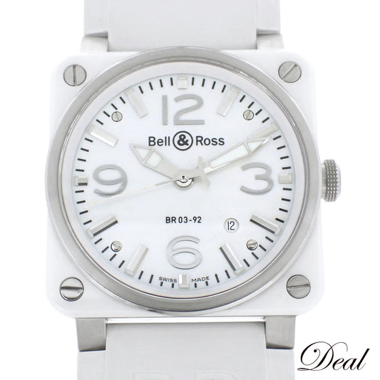 Bell＆Ross ベル＆ロス BR 03-92 アビエーター BR03-92-SC ホワイトシェル メンズ 腕時計