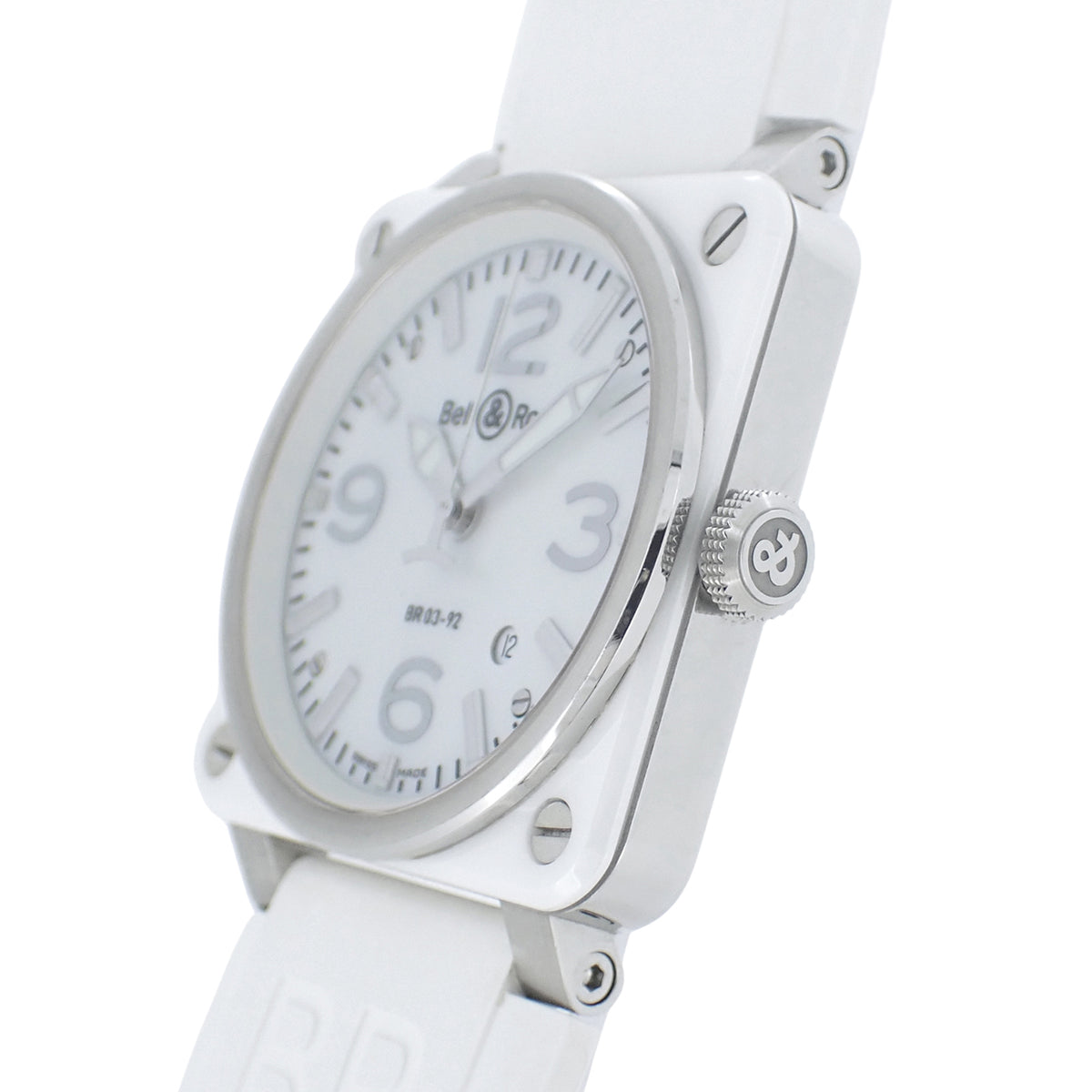 Bell＆Ross ベル＆ロス BR 03-92 アビエーター BR03-92-SC ホワイトシェル メンズ 腕時計