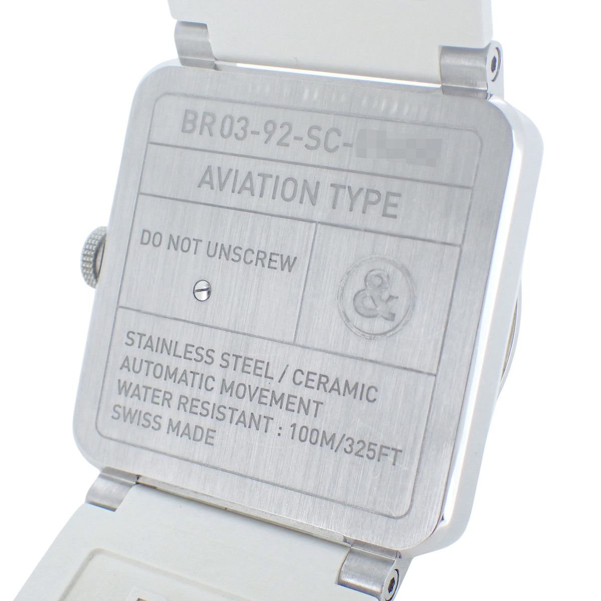 Bell＆Ross ベル＆ロス BR 03-92 アビエーター BR03-92-SC ホワイトシェル メンズ 腕時計