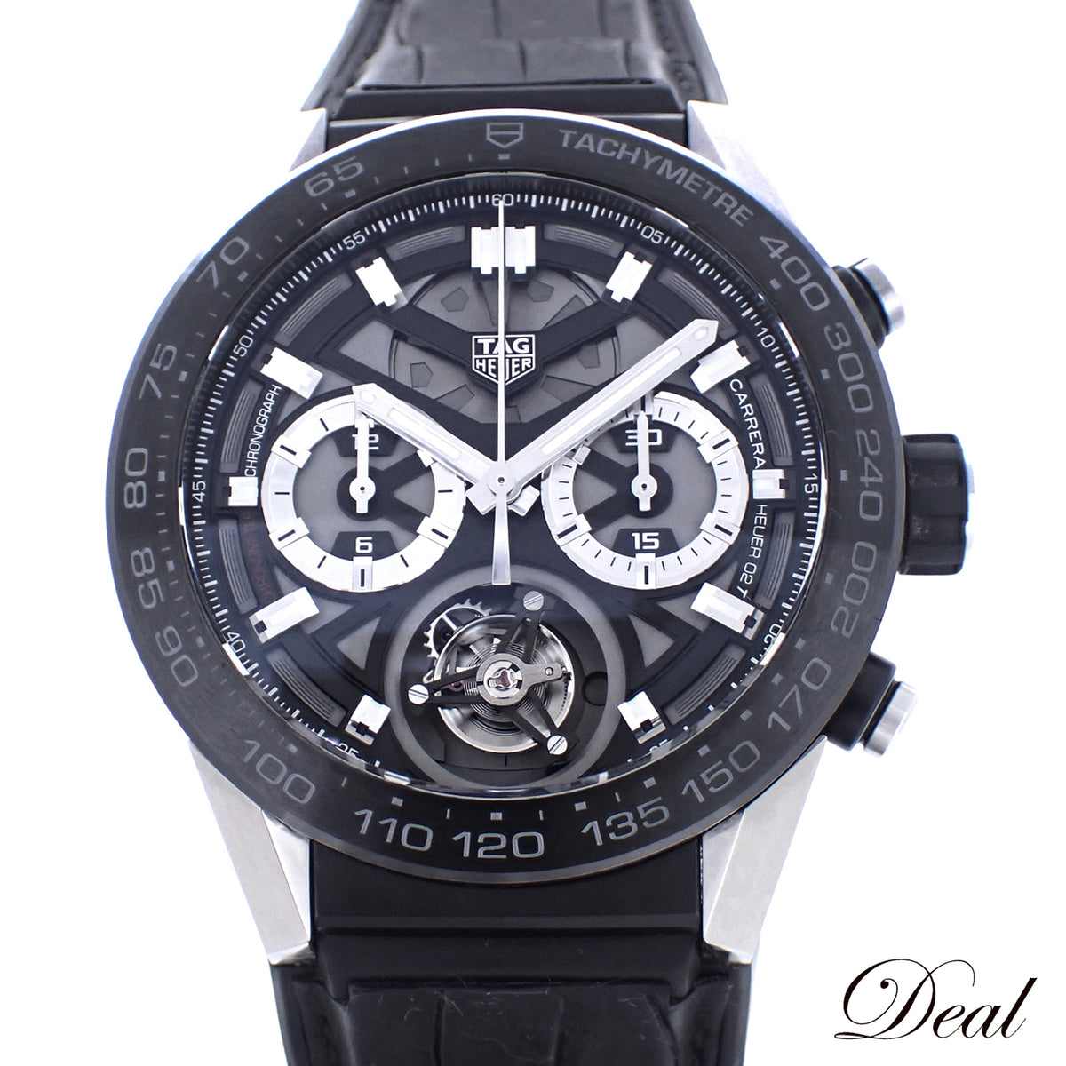 TAG HEUER タグホイヤー カレラ ホイヤー02T トゥールビヨン CAR5A8Y.FC6377 メンズ 腕時計