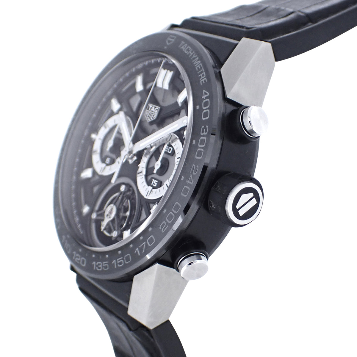 TAG HEUER タグホイヤー カレラ ホイヤー02T トゥールビヨン CAR5A8Y.FC6377 メンズ 腕時計