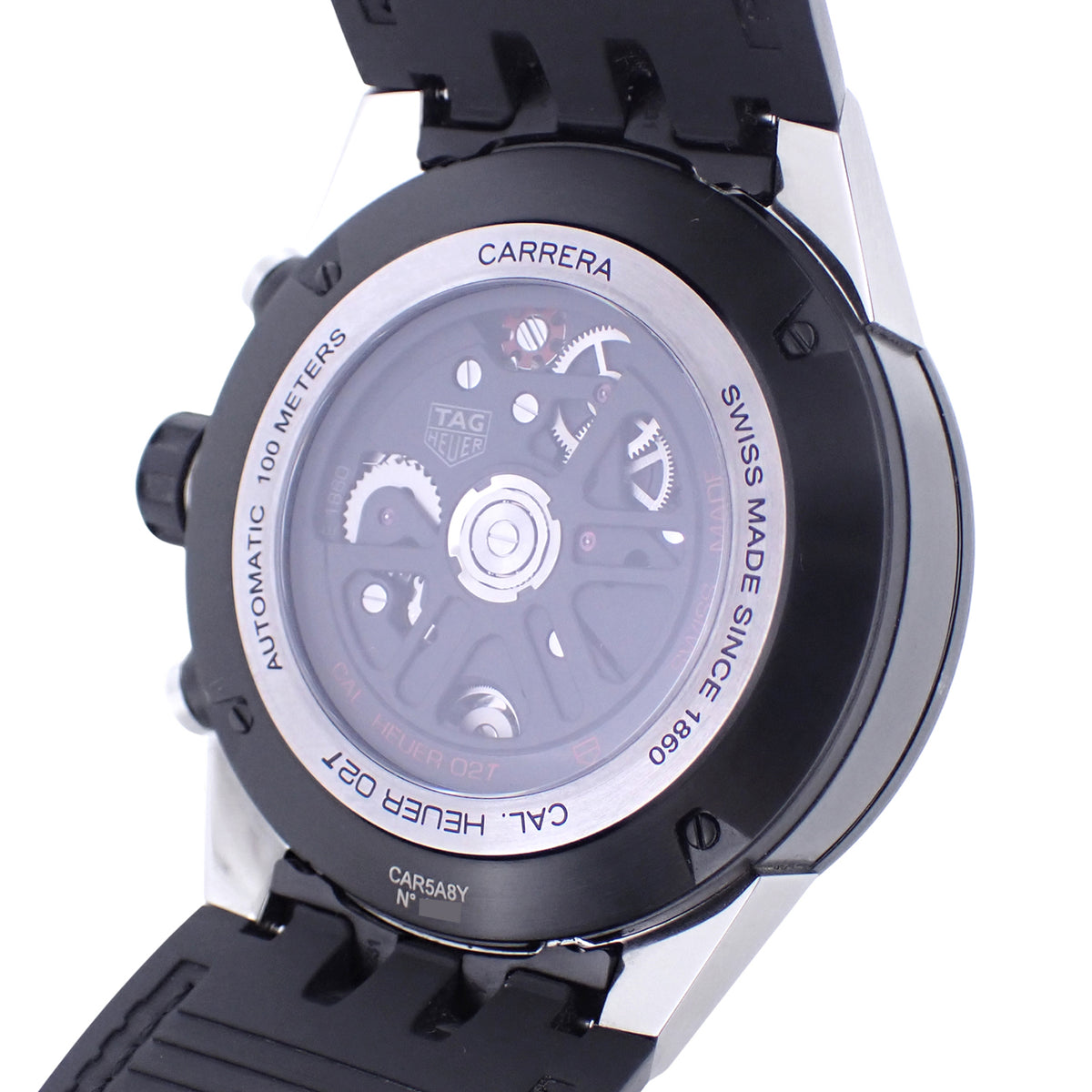 TAG HEUER タグホイヤー カレラ ホイヤー02T トゥールビヨン CAR5A8Y.FC6377 メンズ 腕時計