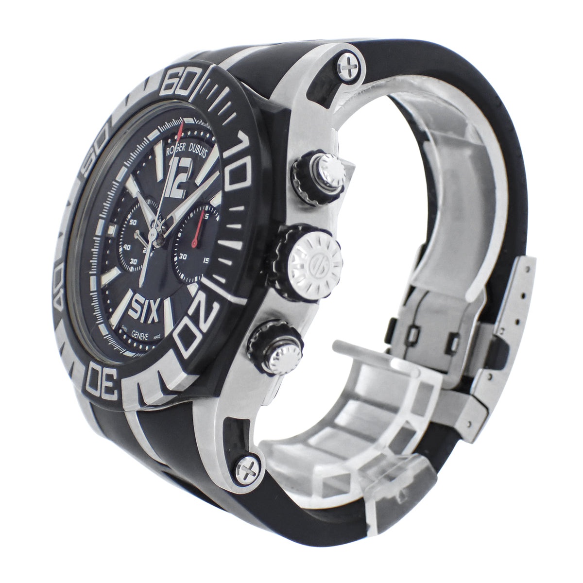 ROGER DUBUIS ロジェデュブイ ニューイージーダイバー クロノグラフ SED46 78 91 00/09A01/A メンズ 腕時計