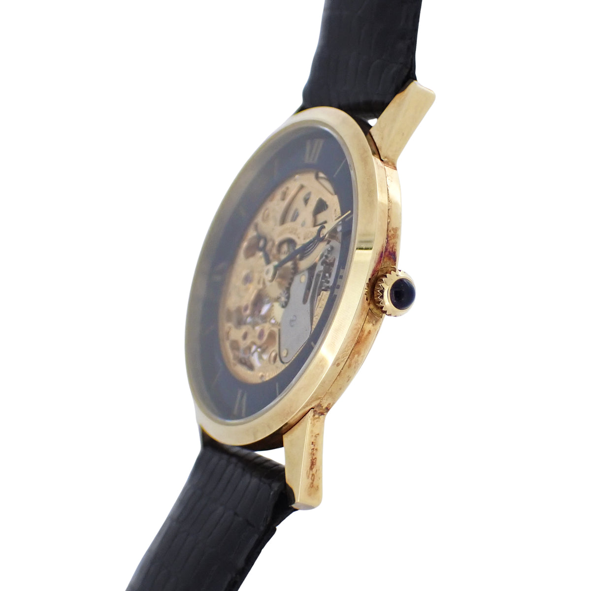 限定品 K18YG Universal Geneve ユニバーサルジュネーブ フランクリンミント 1986年 国際時計博物館記念モデル ヴィンテージ メンズ 腕時計