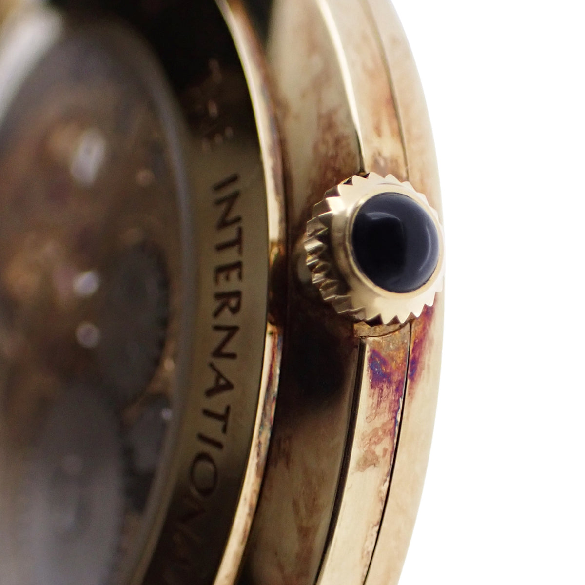限定品 K18YG Universal Geneve ユニバーサルジュネーブ フランクリンミント 1986年 国際時計博物館記念モデル ヴィンテージ メンズ 腕時計