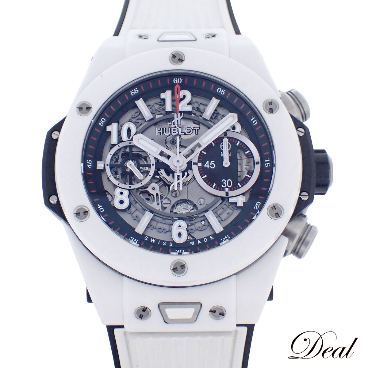 HUBLOT ウブロ ビッグバン ウニコ ホワイトセラミック 411.HX.1170.RX メンズ 腕時計