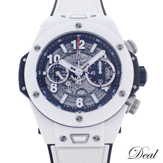 HUBLOT ウブロ ビッグバン ウニコ ホワイトセラミック 411.HX.1170.RX メンズ 腕時計