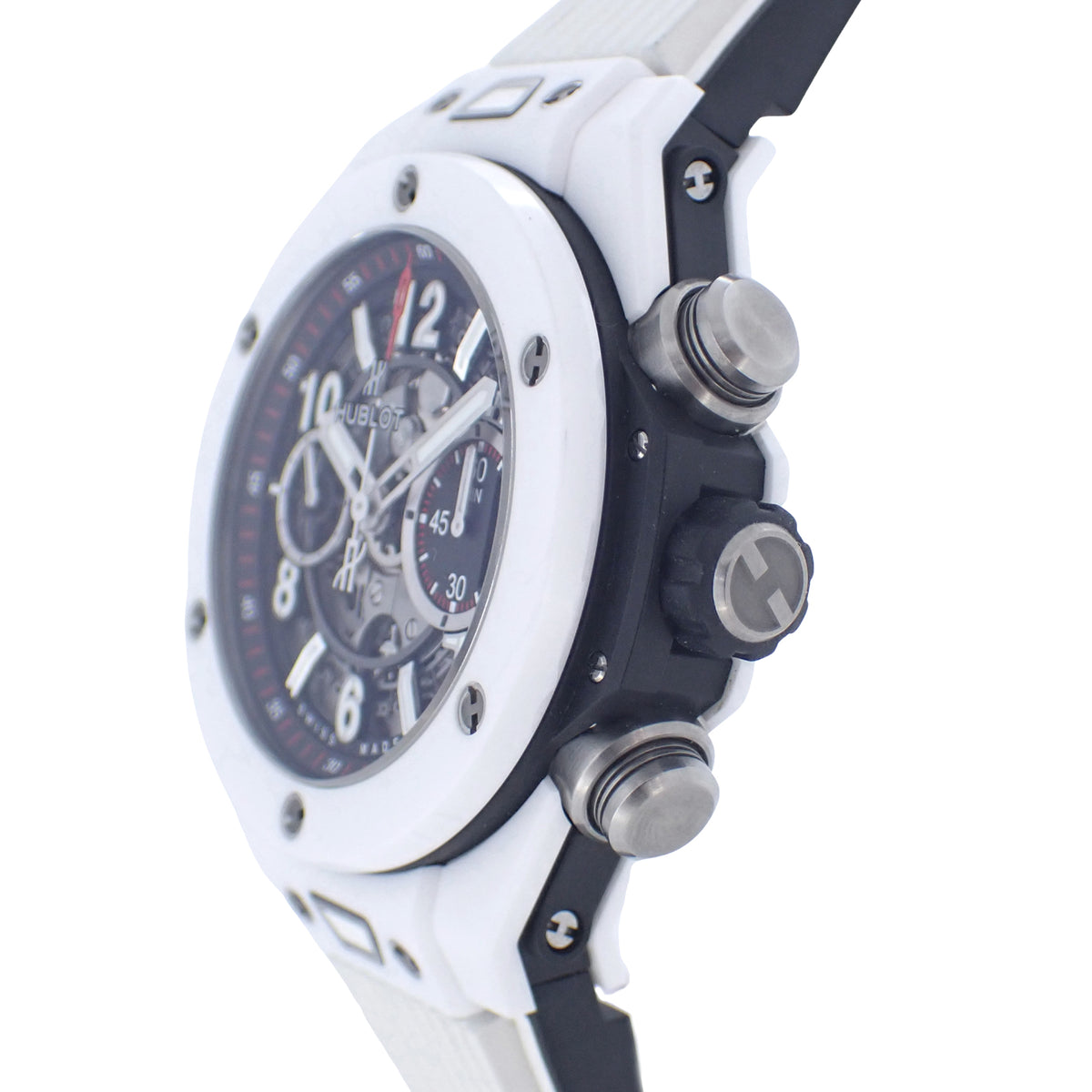 HUBLOT ウブロ ビッグバン ウニコ ホワイトセラミック 411.HX.1170.RX メンズ 腕時計