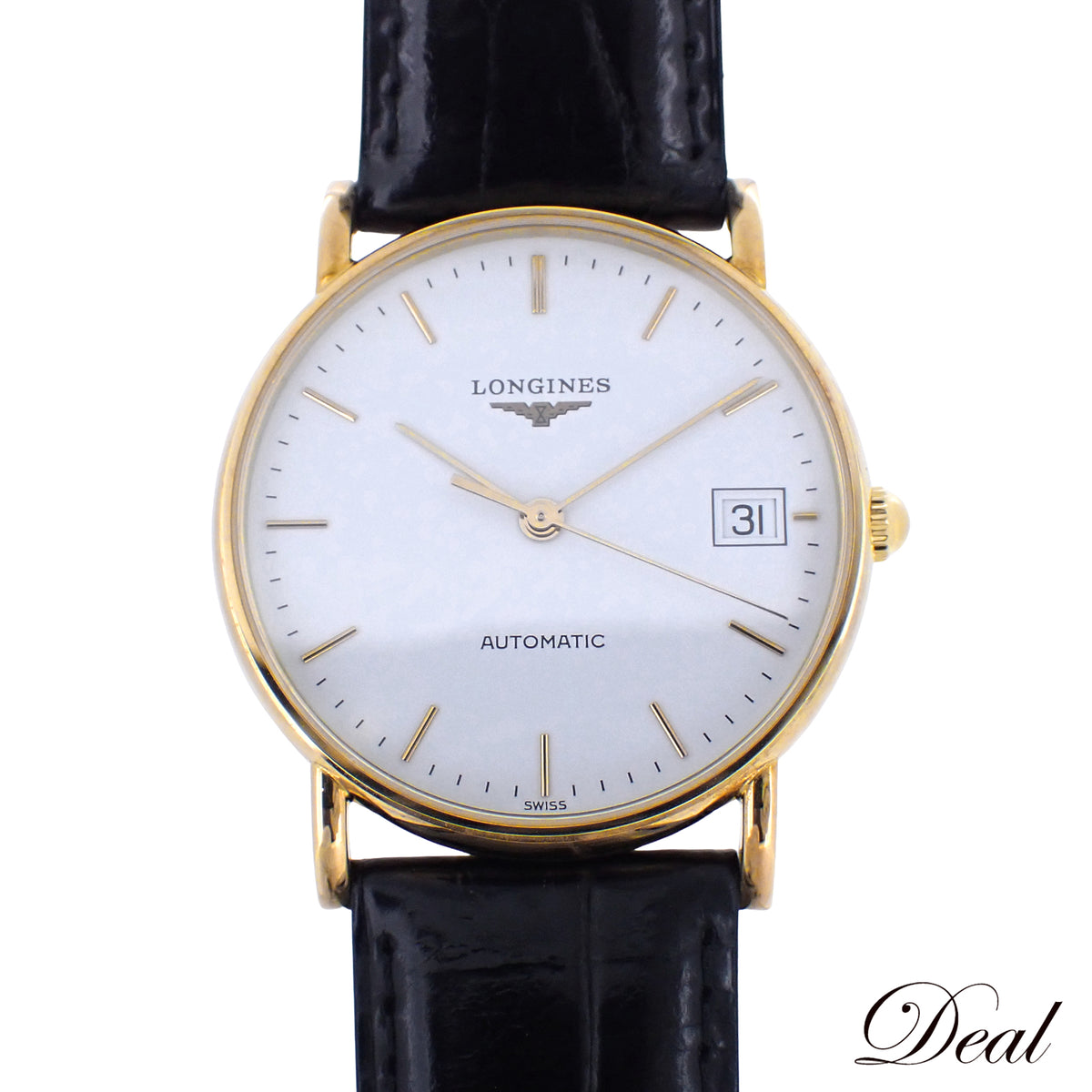 K18YG LONGINES ロンジン プレザンス L4.744.6 メンズ 腕時計