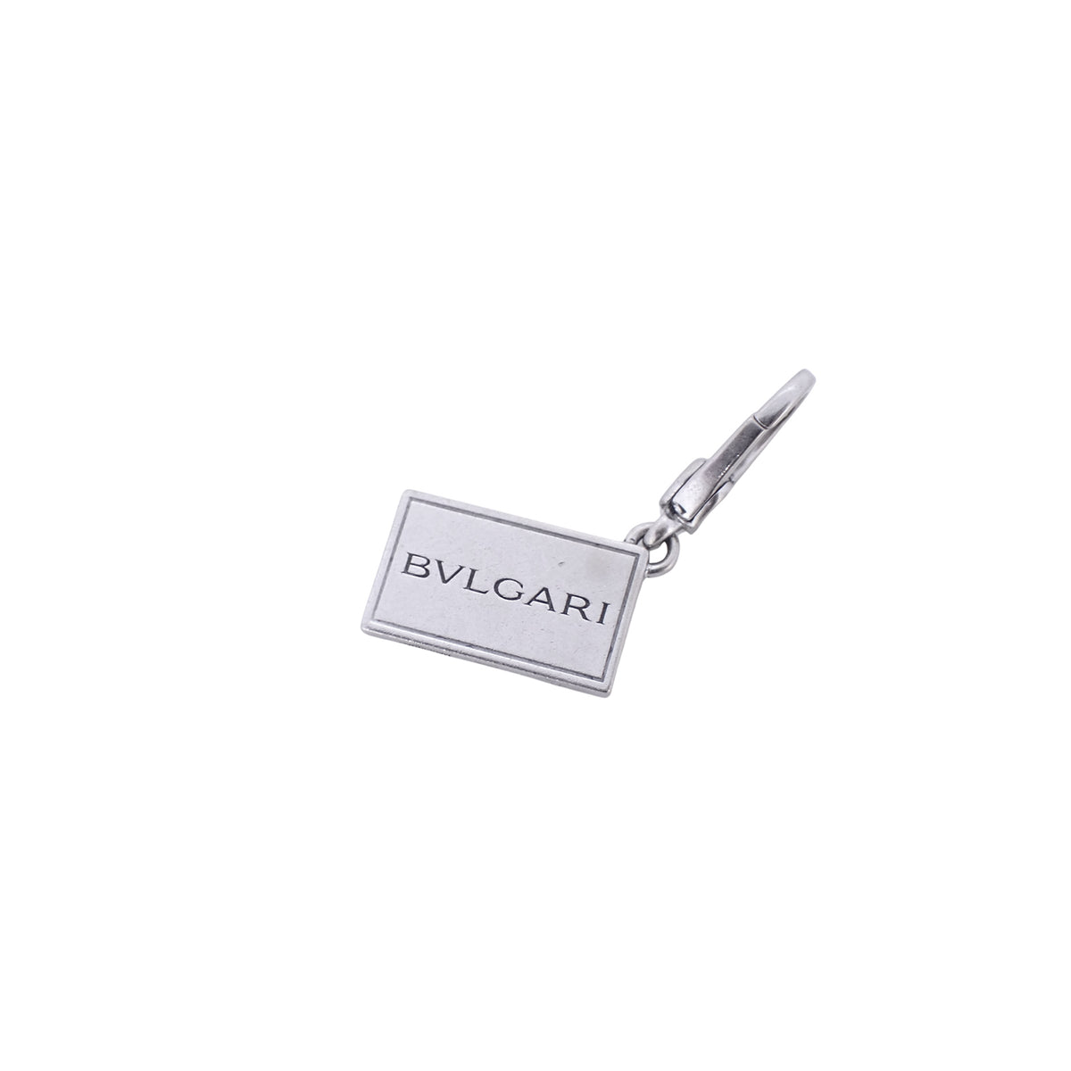 BVLGARI ブルガリ ニューボンドストリート チャーム K18WG ユニセックス シルバー レディース ペンダントトップ