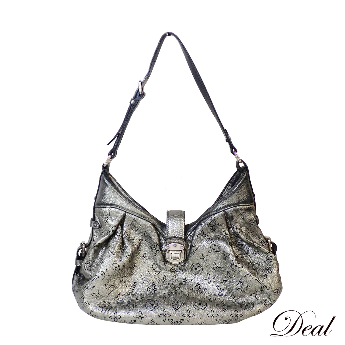 LOUIS VUITTON ルイ・ヴィトン マヒナ XS アルジャン M95718 メタリックシルバー シルバー レディース ショルダーバッグ
LV