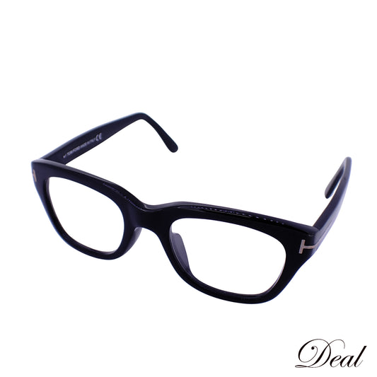 TOM FORD トムフォード アジアンフィット ウェリントン メガネフレーム TF5178-F 51□21 145 ユニセックス ブラック メンズ メガネ