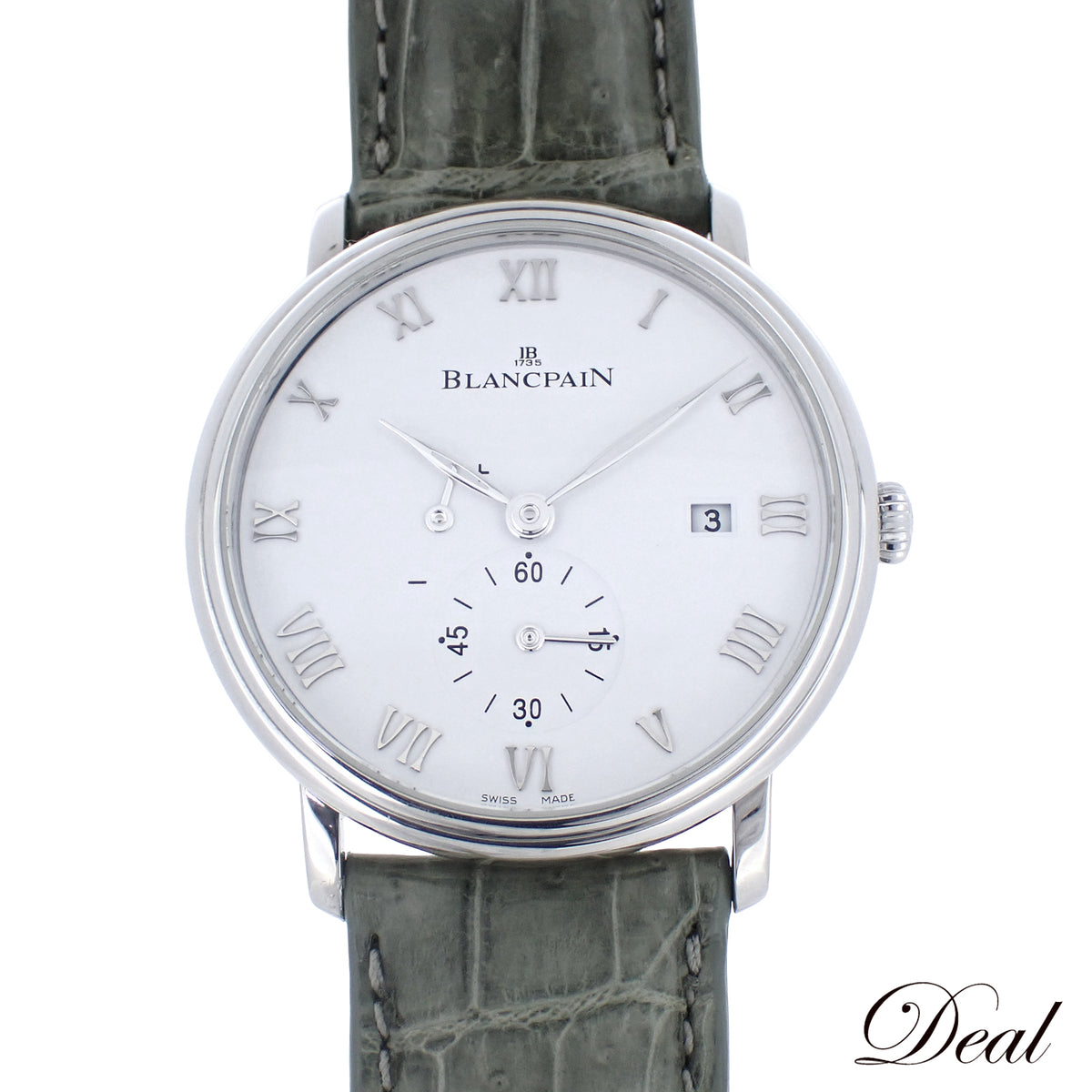 Blancpain ブランパン ヴィルレ ウルトラスリム パワーリザーブ 6606-1127-55B Dバックル メンズ 腕時計