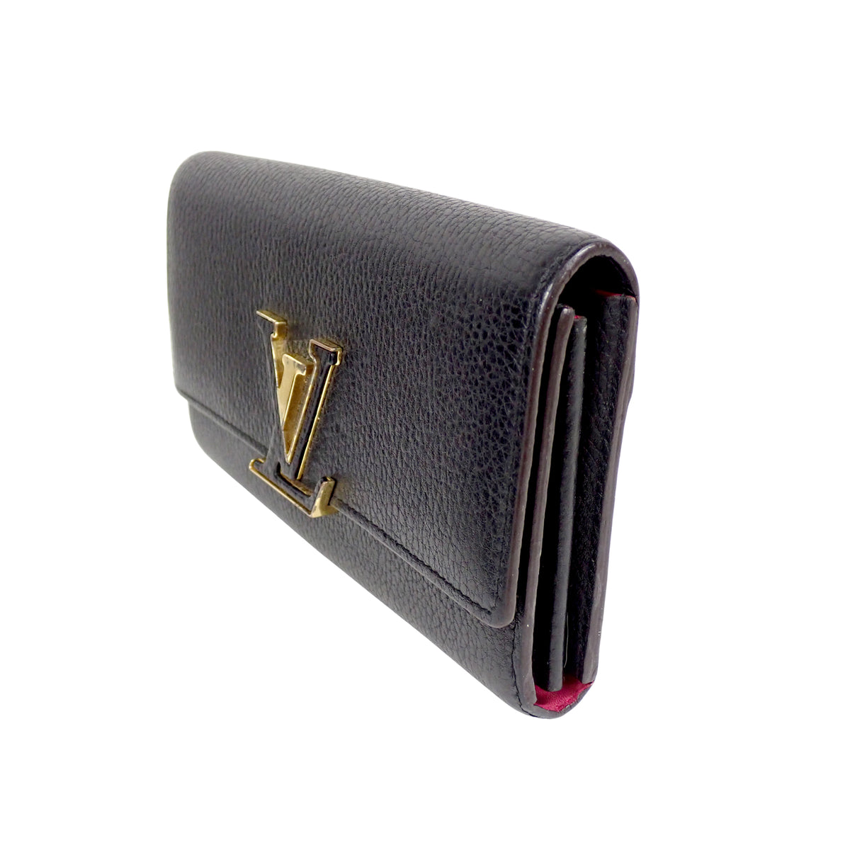 LOUIS VUITTON ルイ・ヴィトン ポルトフォイユ・カプシーヌ M61248 トリヨンレザー ノワール ブラック レディース 長財布
LV