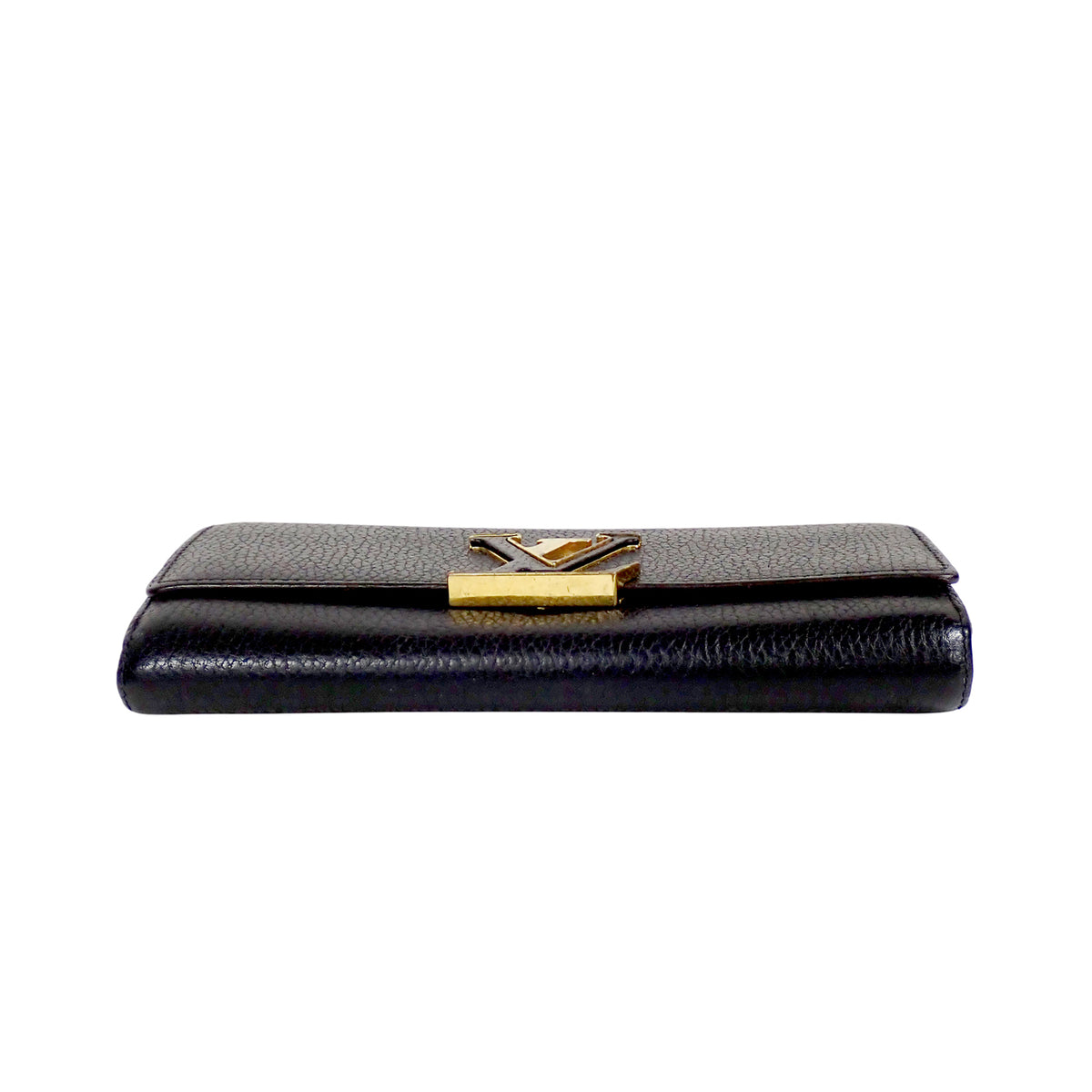 LOUIS VUITTON ルイ・ヴィトン ポルトフォイユ・カプシーヌ M61248 トリヨンレザー ノワール ブラック レディース 長財布
LV