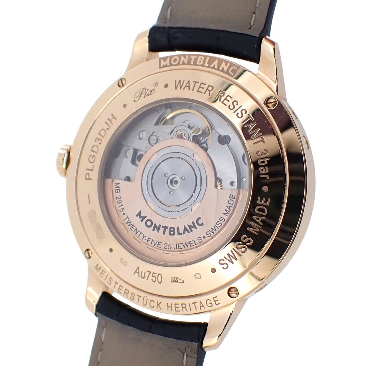 K18RG MONTBLANC モンブラン ヘリテイジ トリプルカレンダー MB110714 メンズ 腕時計