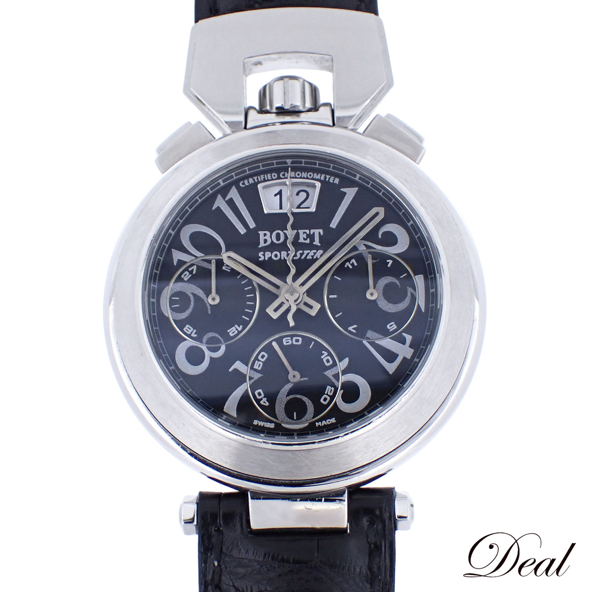 BOVET ボヴェ スポーツスター クロノ C800 干支インデックス ビッグデイト メンズ 腕時計