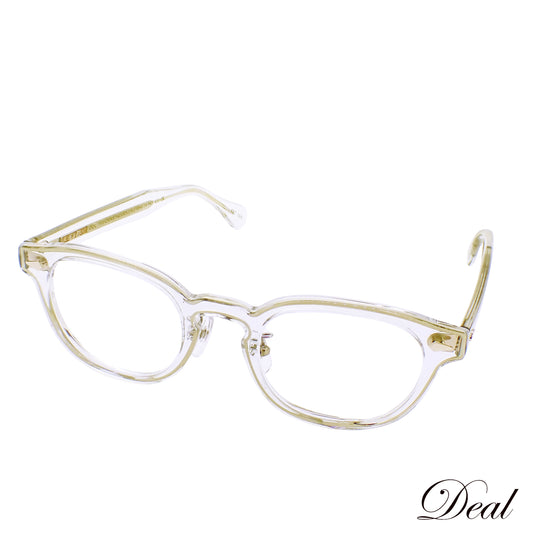 MOSCOT モスコット レムトッシュ 110周年記念限定 クリスタルゴールド 49□24-145 ユニセックス クリア メンズ メガネ