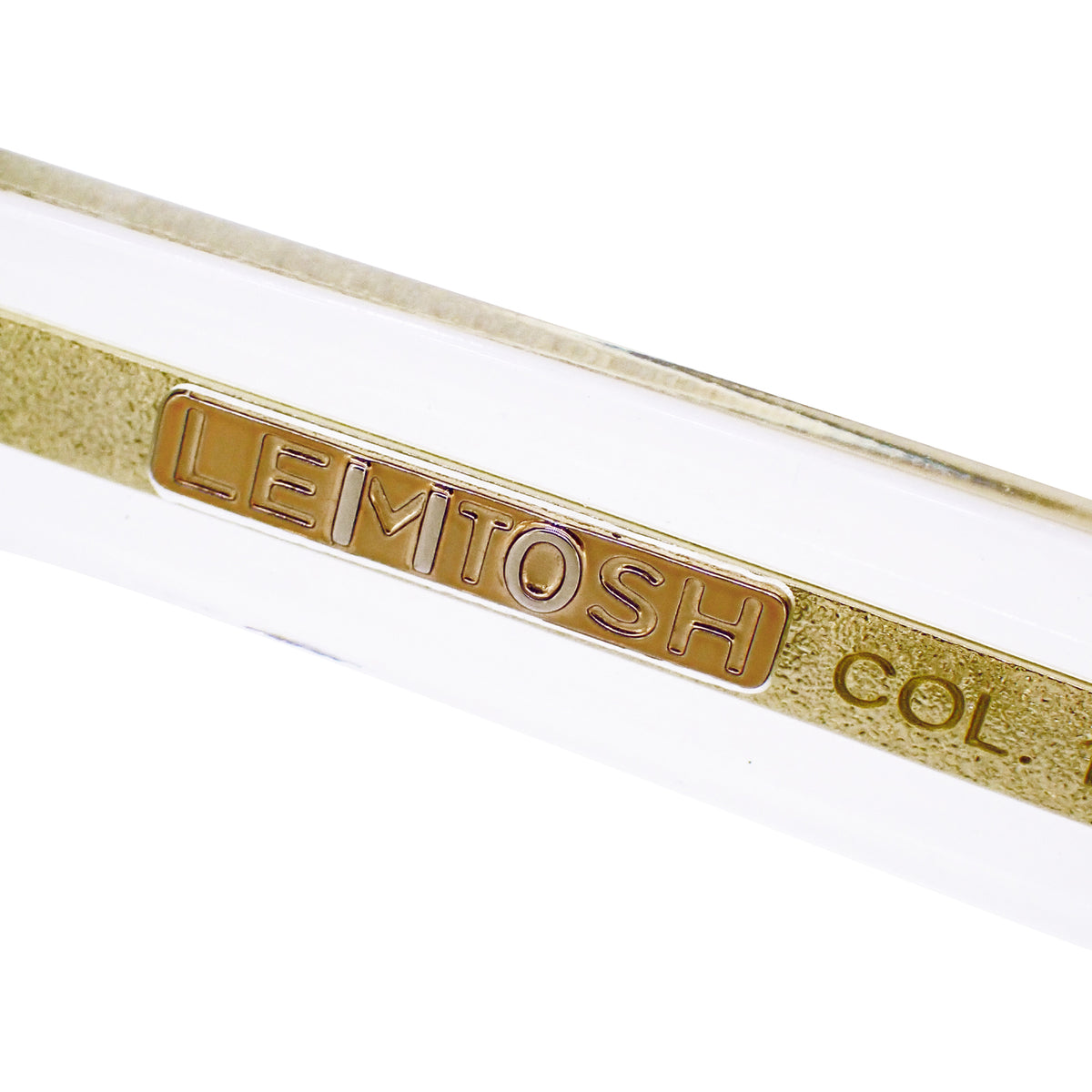 MOSCOT モスコット レムトッシュ 110周年記念限定 クリスタルゴールド 49□24-145 ユニセックス クリア メンズ メガネ