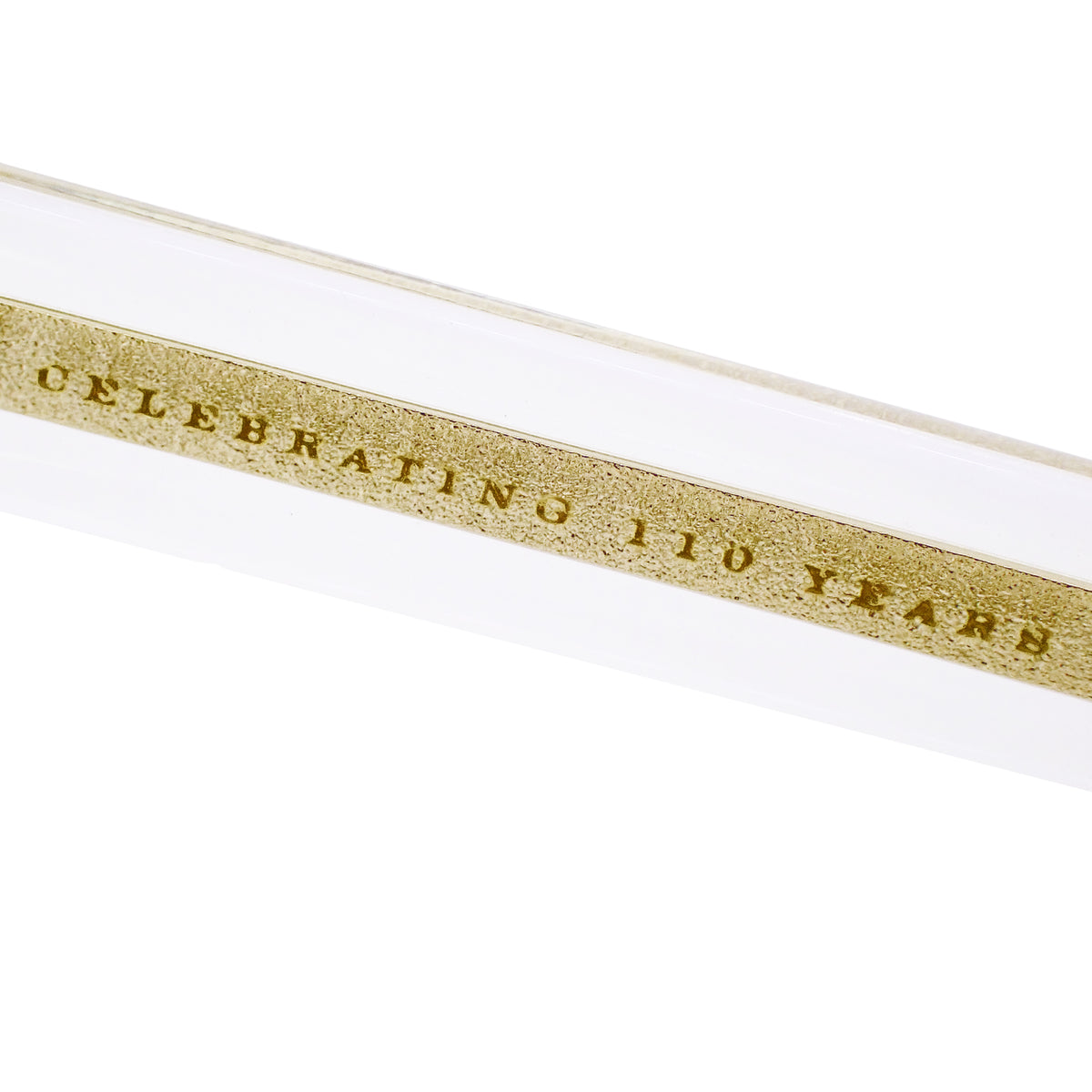 MOSCOT モスコット レムトッシュ 110周年記念限定 クリスタルゴールド 49□24-145 ユニセックス クリア メンズ メガネ