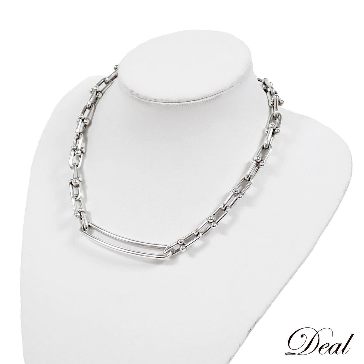 TIFFANY&Co. ティファニー ハードウェア リンク SV925 シルバー シルバー レディース ネックレス