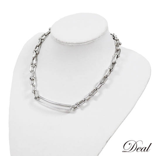 TIFFANY&Co. ティファニー ハードウェア リンク SV925 シルバー シルバー レディース ネックレス