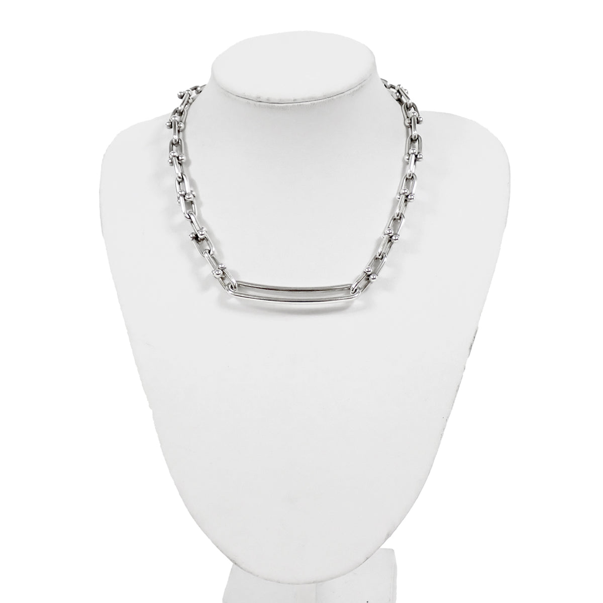 TIFFANY&Co. ティファニー ハードウェア リンク SV925 シルバー シルバー レディース ネックレス