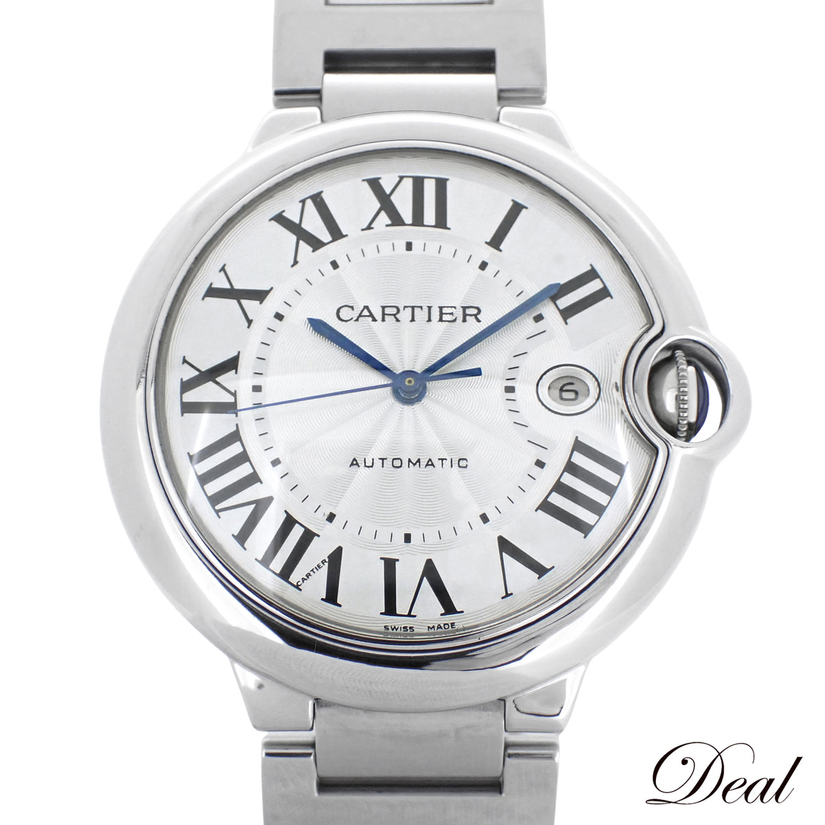 Cartier カルティエ バロンブルー LM デイト 42mm W69012Z4 メンズ 腕時計