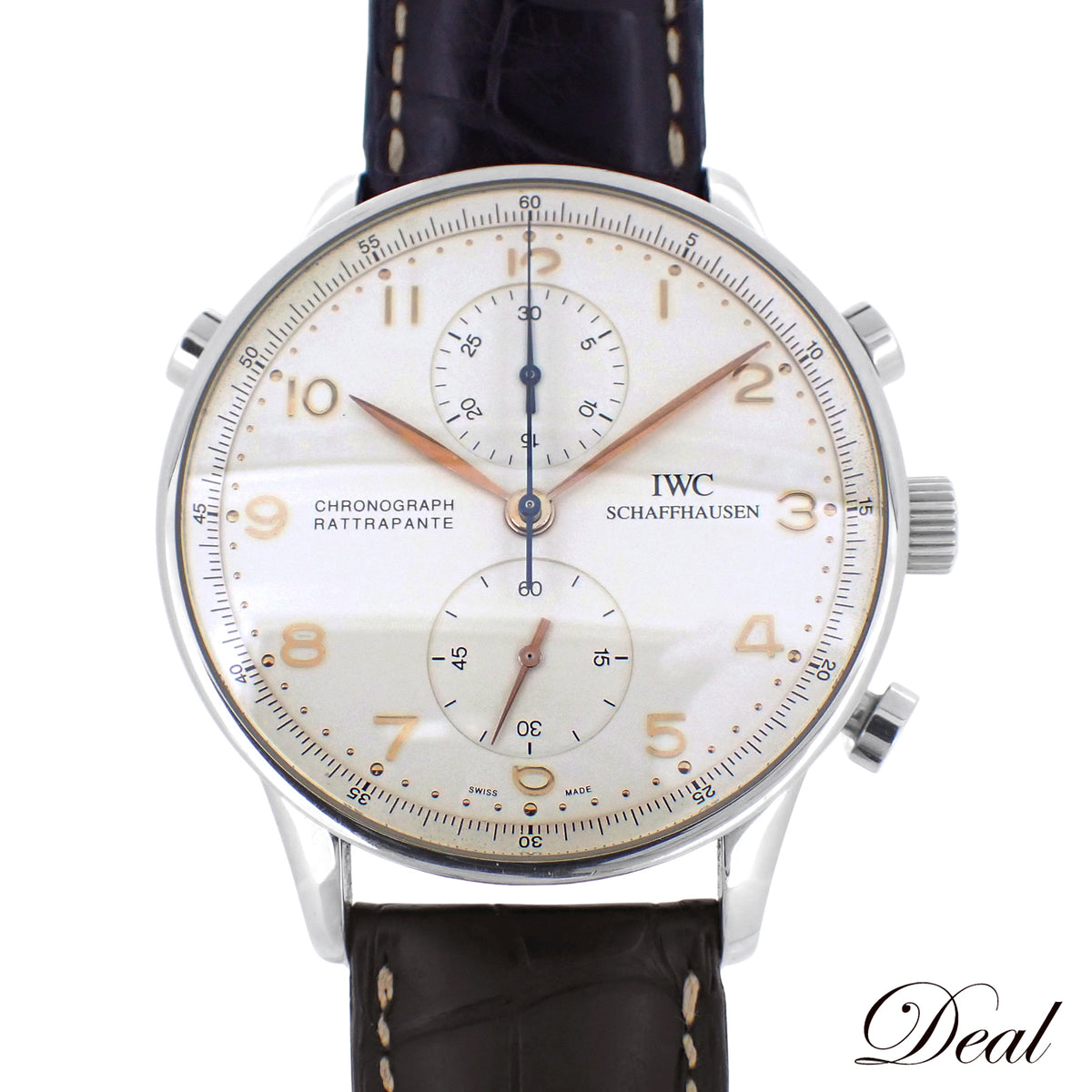 IWC IWC ポルトギーゼ クロノグラフ ラトラパンテ IW371202 メンズ 腕時計