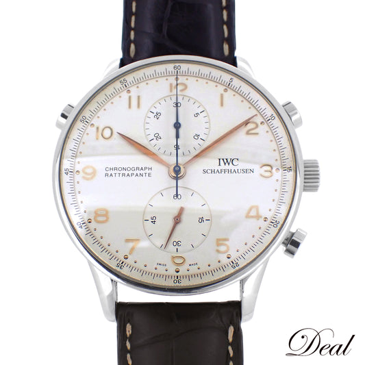 IWC IWC ポルトギーゼ クロノグラフ ラトラパンテ IW371202 メンズ 腕時計