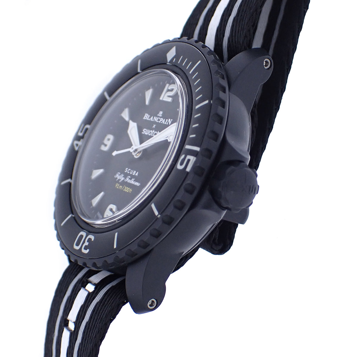 Swatch スウォッチ ブランパン×スウォッチ フィフティファゾムス オーシャンオブストーム SO35B400 メンズ 腕時計