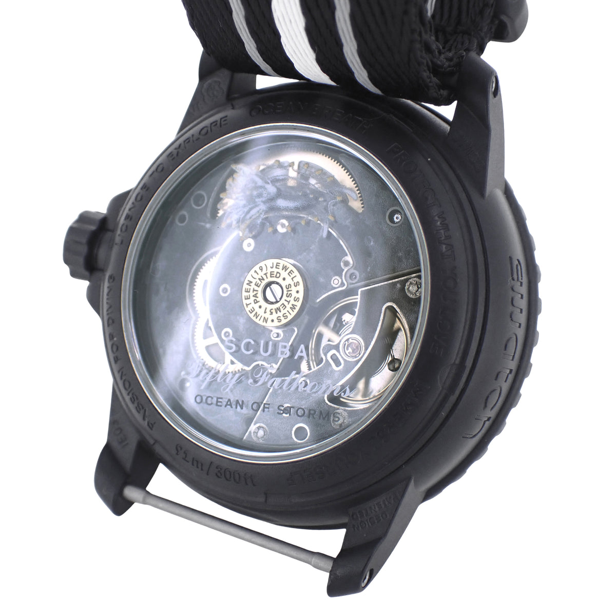 Swatch スウォッチ ブランパン×スウォッチ フィフティファゾムス オーシャンオブストーム SO35B400 メンズ 腕時計