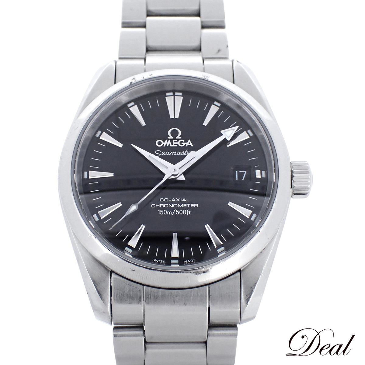 OMEGA オメガ シーマスター アクアテラ コーアクシャル 2504.50 クロノメーター メンズ 腕時計