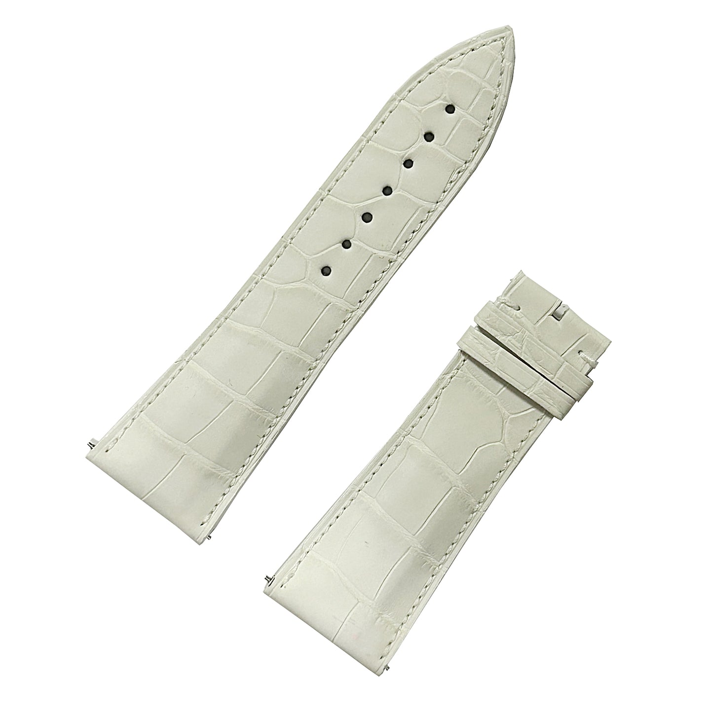 FRANCK MULLER フランクミュラー  純正 革 ベルト  ホワイト  メンズ 時計ベルト