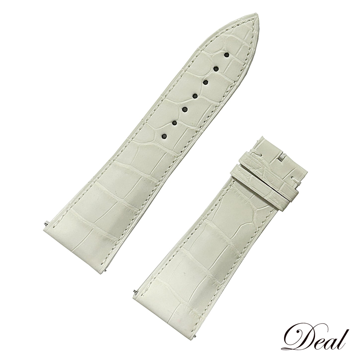 FRANCK MULLER フランクミュラー  純正 革 ベルト  ホワイト  メンズ 時計ベルト