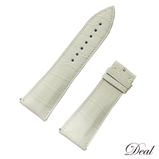 FRANCK MULLER フランクミュラー  純正 革 ベルト  ホワイト  メンズ 時計ベルト