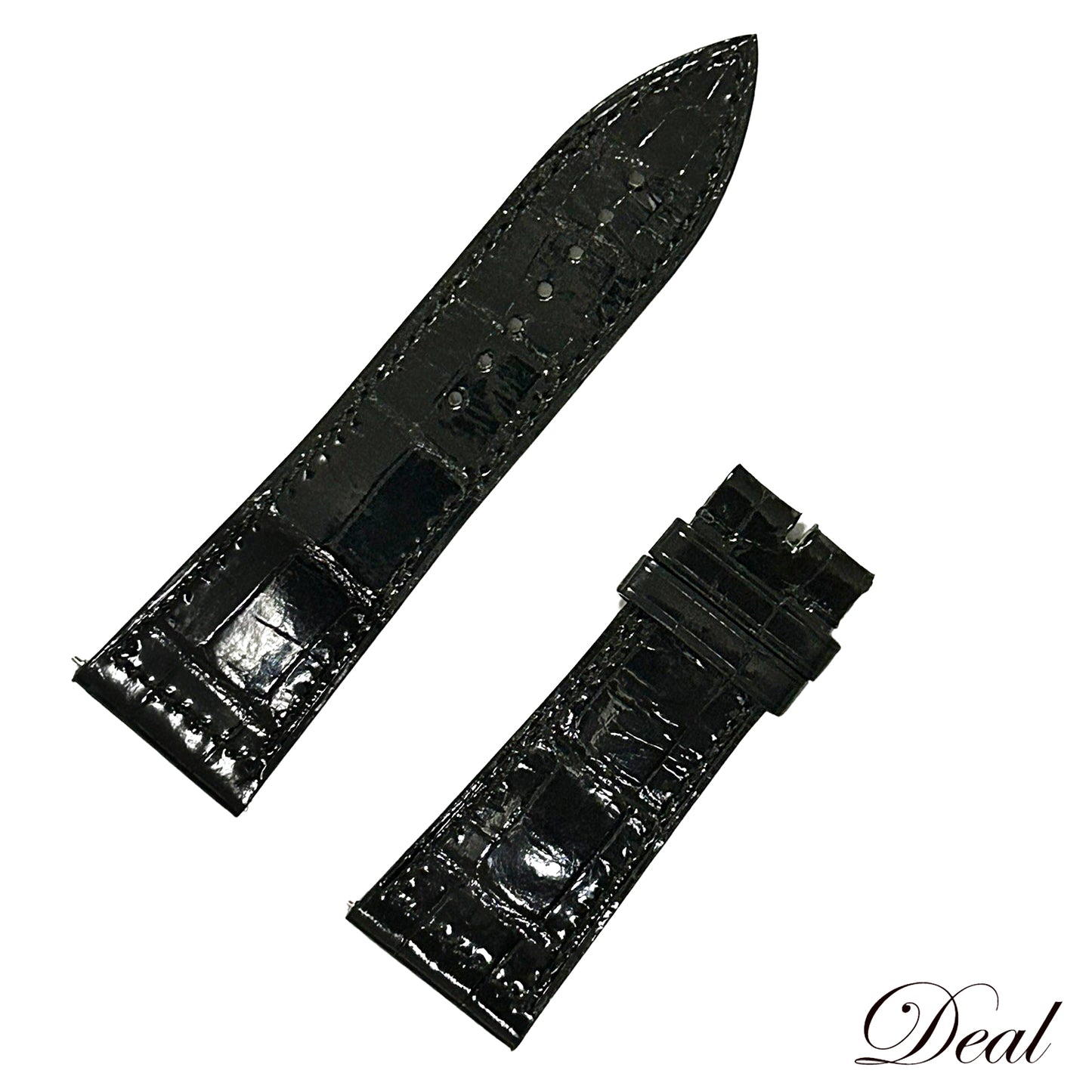 FRANCK MULLER フランクミュラー 純正 レザーベルト ブラック メンズ 時計ベルト