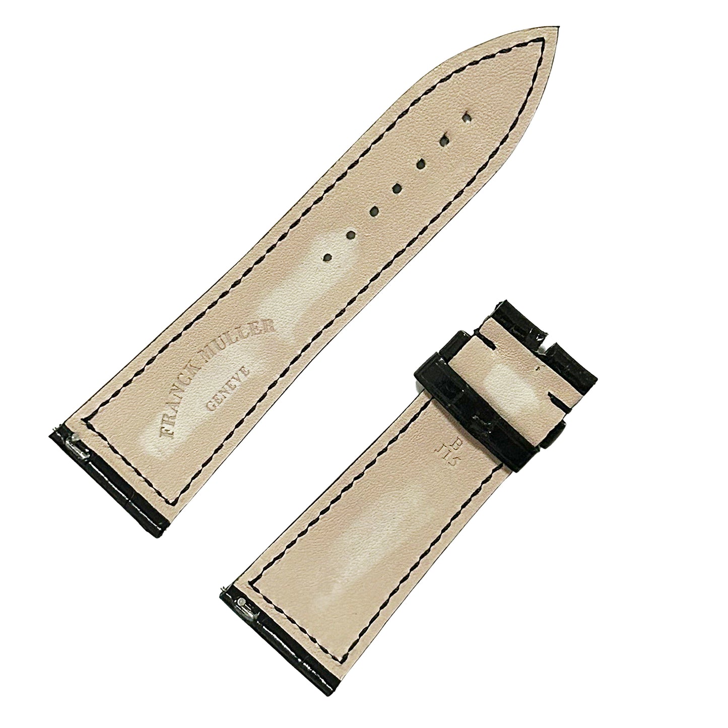 正品 FRANCK MULLER 男士手表黑色皮革表带