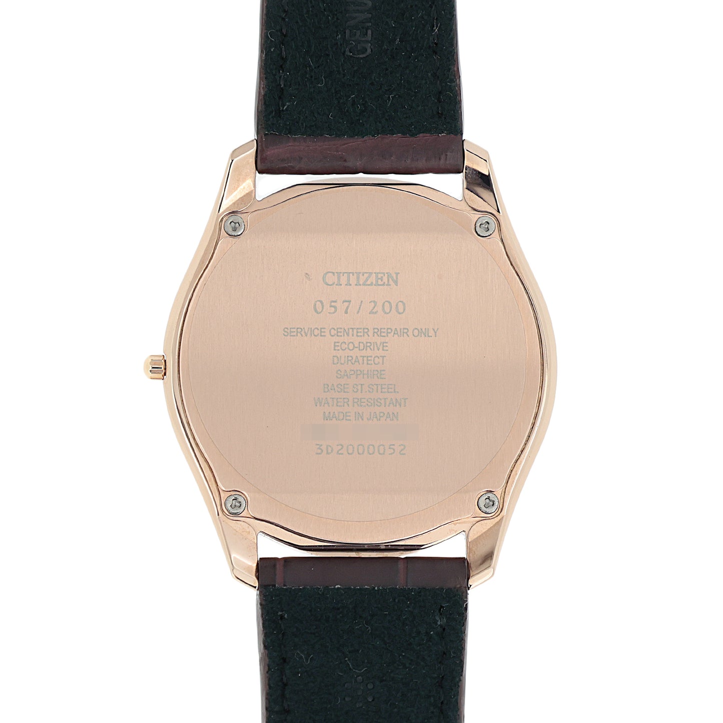 未使用 世界200本限定 CITIZEN シチズン  エコドライブ ワン  AQ5012-14W  メンズ 腕時計