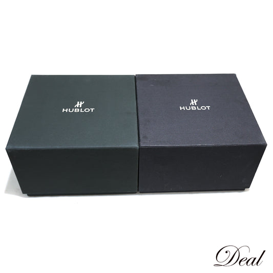 HUBLOT ウブロ  腕時計 箱 BOX 2点セット  ブラック  メンズ 時計パーツ