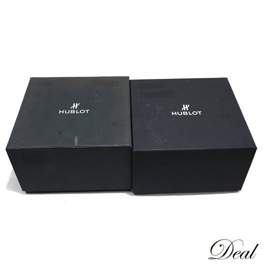 HUBLOT ウブロ  腕時計 箱 BOX 2点セット  ブラック  メンズ 時計パーツ