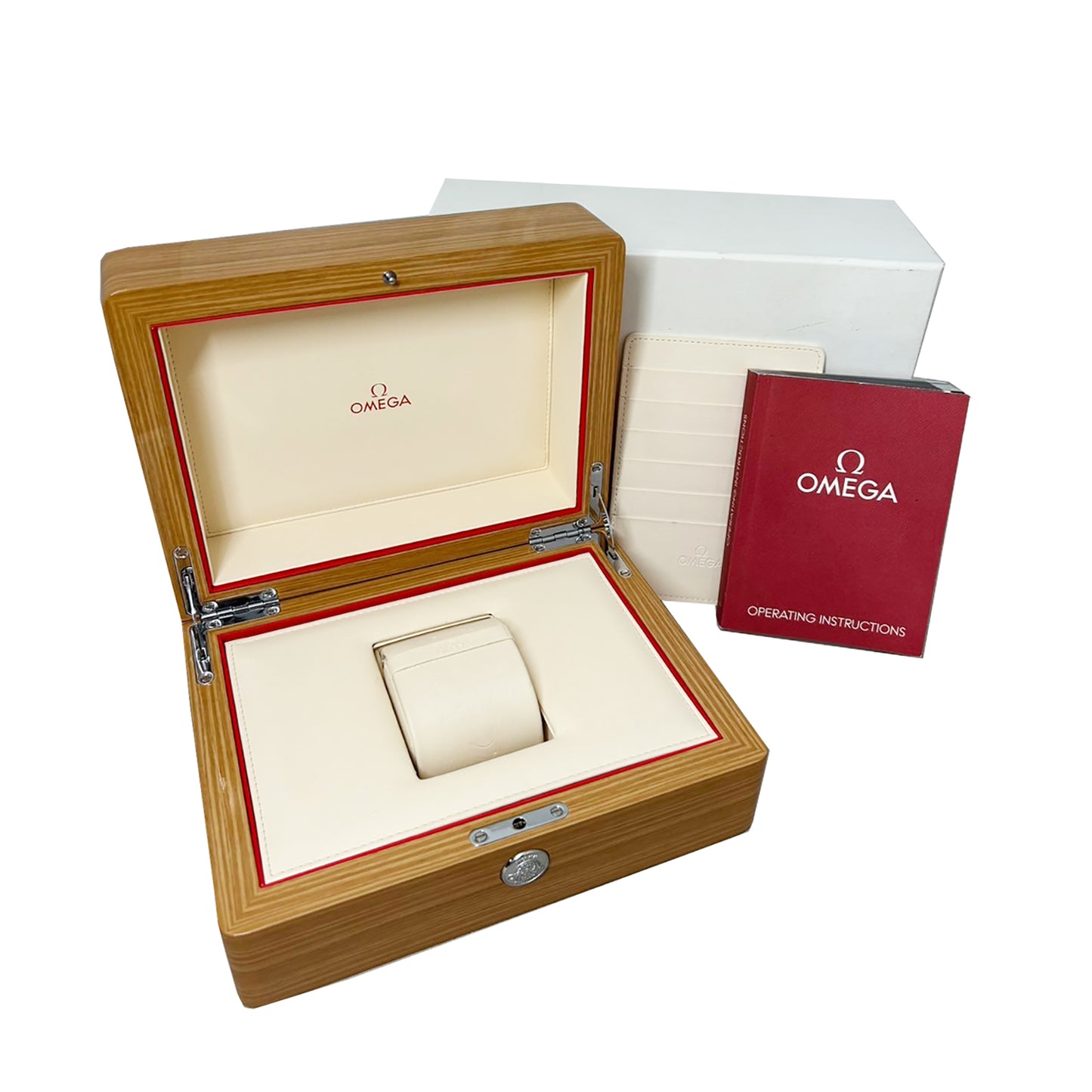 OMEGA Omega Watch Box, Brown, Men's Watch Parts