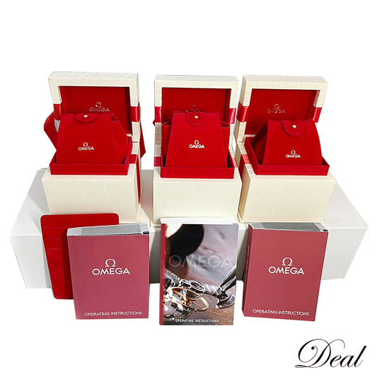 OMEGA オメガ 腕時計 箱 BOX 3点セット レディース ホワイト メンズ 時計パーツ